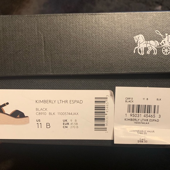 Coach Leather Espadrilles - Picture 7 of 8